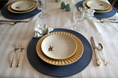 Simple, easy and look at those cute bunny plates!
