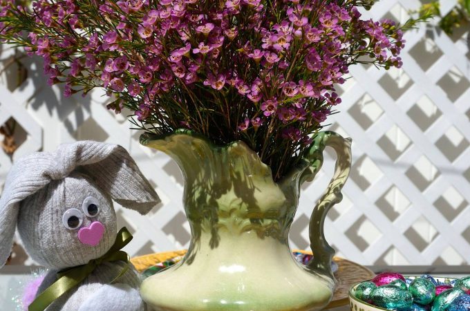 My Great-Grandmother’s Vase and a Sock Bunny