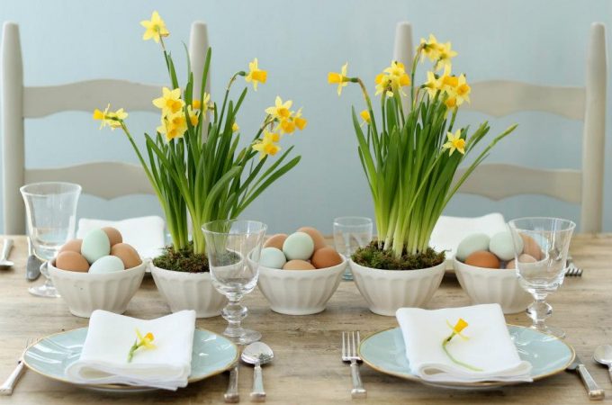 Simple and Sweet Easter Tablescape